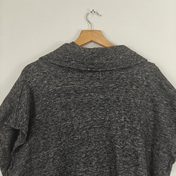 Bryn Walker Wool Blend Draped Cowl Neck Cap Sleeve Poncho Size Small Women's - Picture 13 of 15